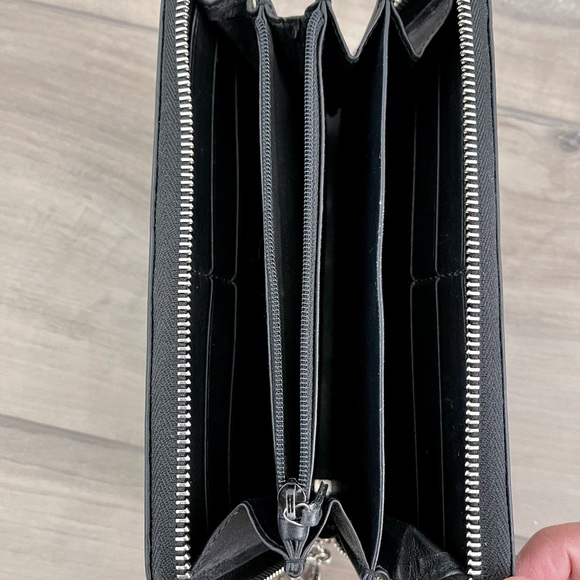 Gucci GG Twins Guccissima Zip Around Continental Wallet Black - Picture 7 of 14